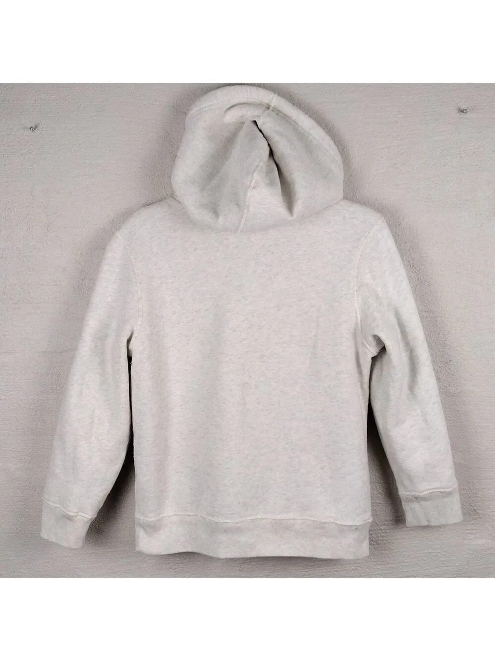 Children's Place Oatmeal Multicolored Striped Hooded Long Sleeve Zip Up Jacket